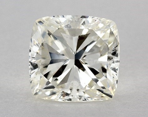 GIA 3.00 Carat K-SI1 Good Cut Cushion Modified Diamond